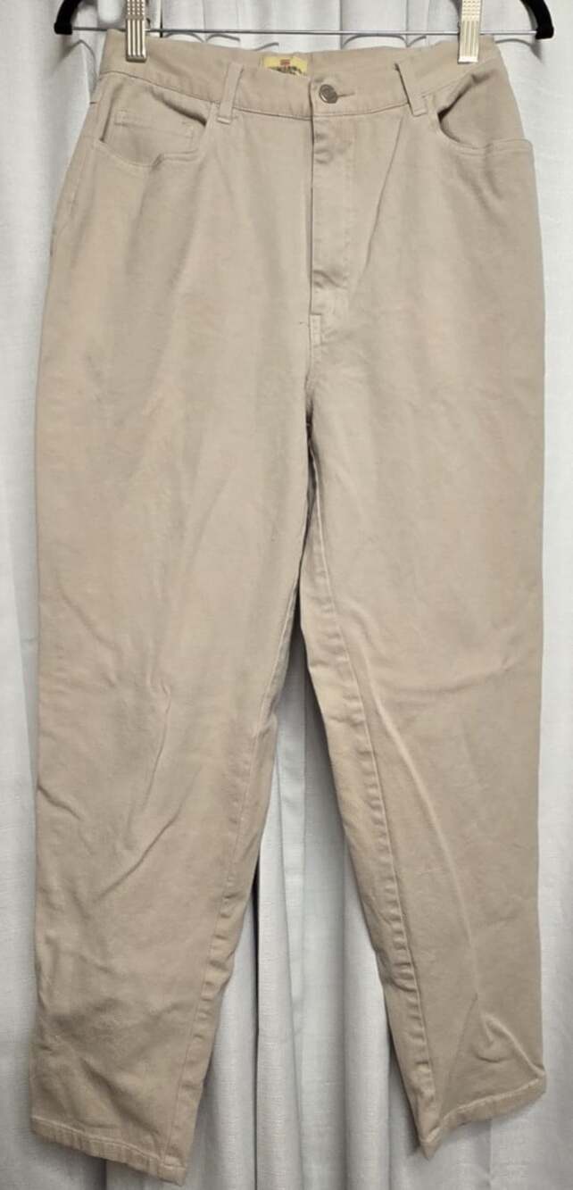 Women’s Limited Too Beige Size 10 Chino Pants Twill Cotton Spandex Stretch Taper